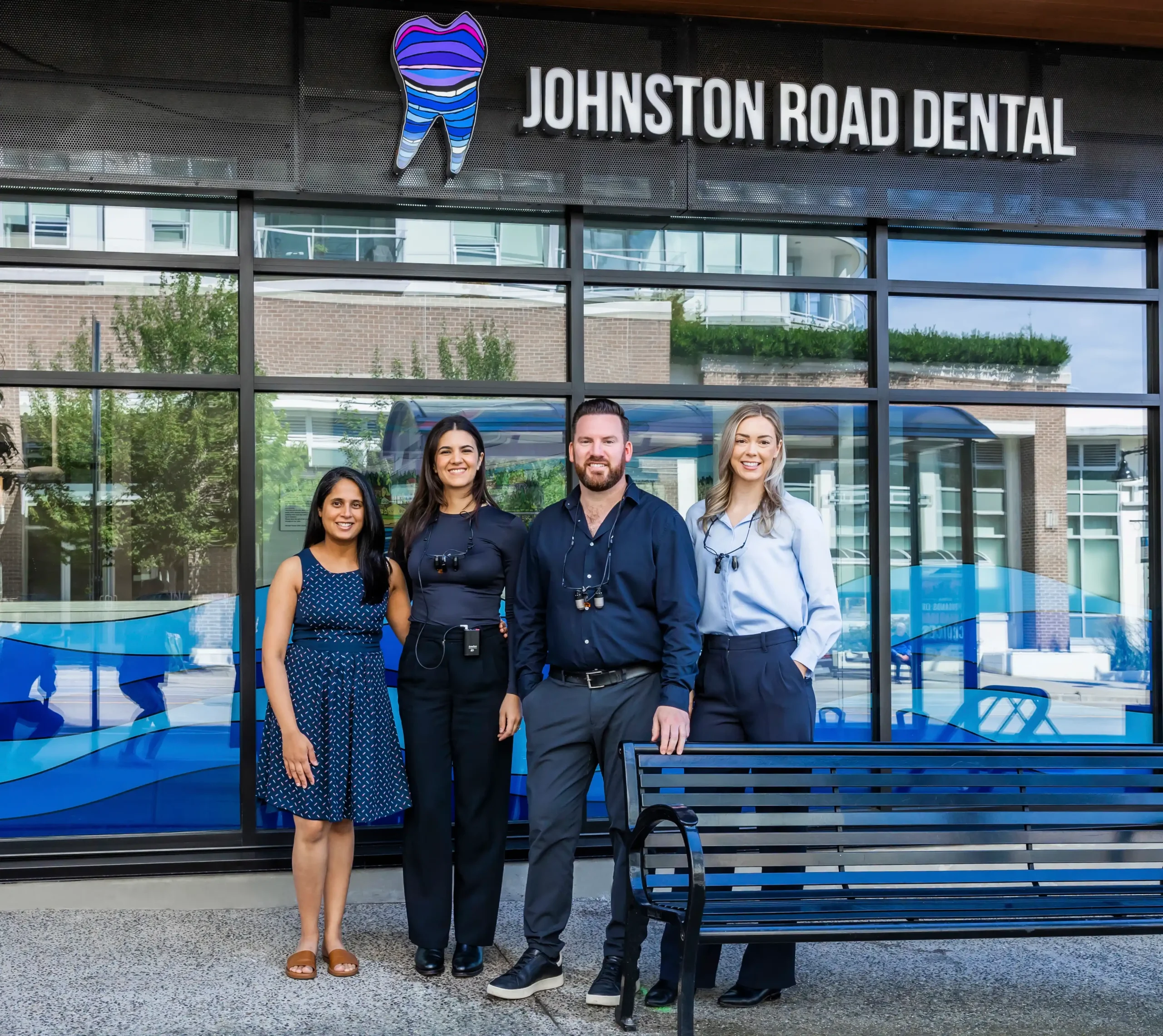 our team at dental clinic in johnston road