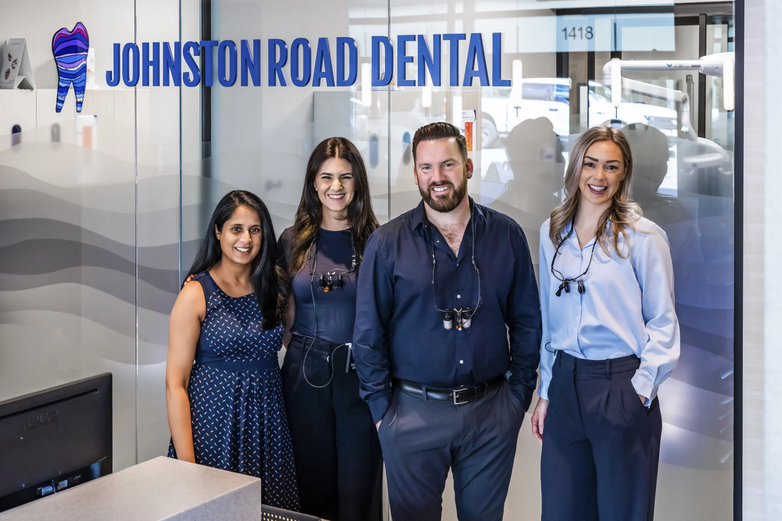 photo our dentist team in johnston road