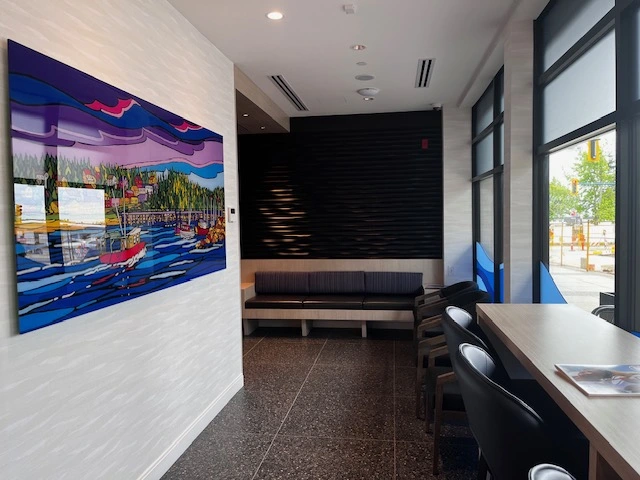 waiting area of our dental clinic in johnston road